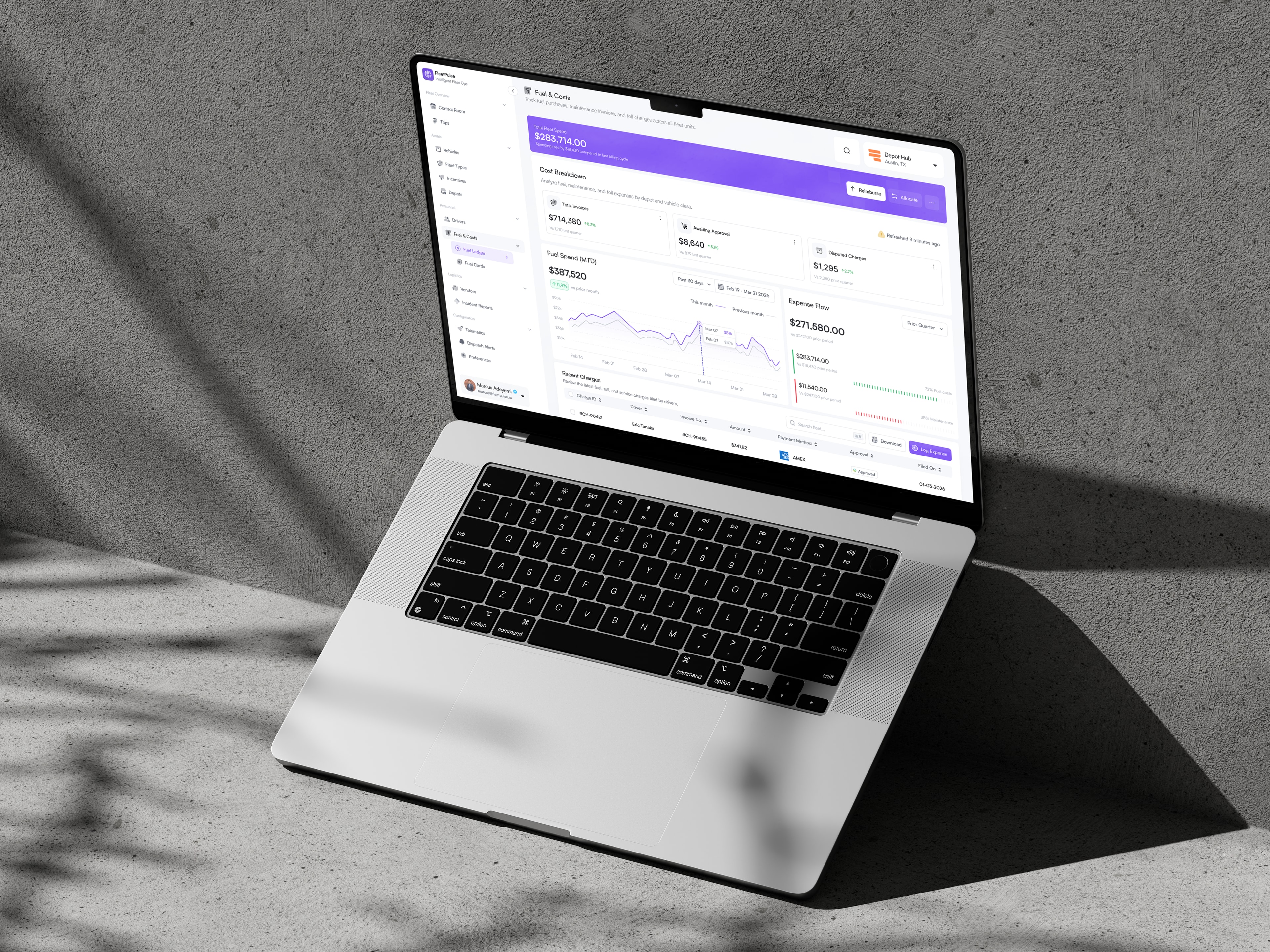 FleetPulse — Transactions